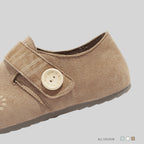 Damen Komfortable Slipper mit modischem Riemen und weicher Sohle