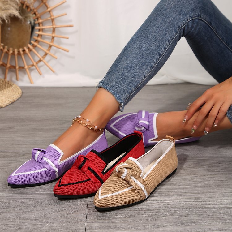 Damen Atmungsaktive und modische Slip-On Ballerinas R&B