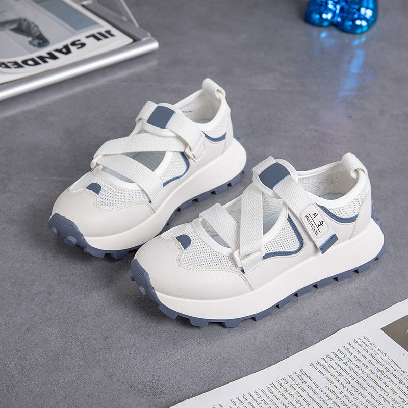 Damen Sportliche Freizeitschuhe mit verstellbarem Riemen und rutschfester Sohle R&B