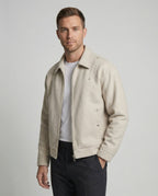 Unisex Kurzjacke American Style Woll-Optik für Freizeit und Alltag