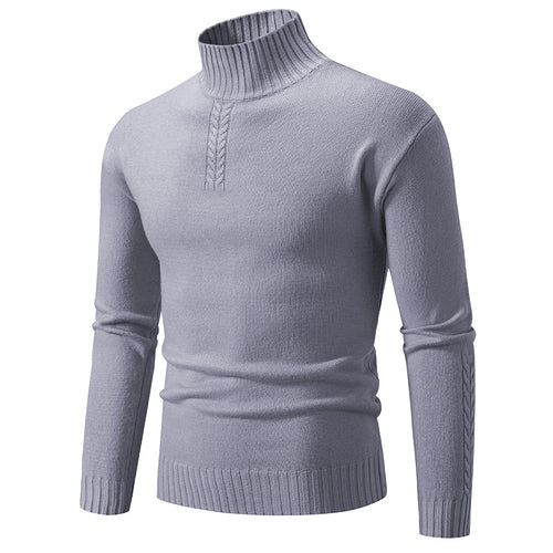 Herren Rollkragenpullover aus grobem Strick R&B