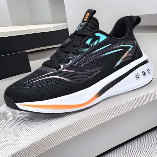 Damen Hochwertige Laufschuhe mit atmungsaktivem Mesh-Obermaterial und dämpfender Sohle R&B