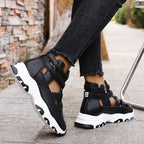 Damen Sportliche Sneakers im R&Brnen Schnitt mit atmungsaktiver Oberflächenstruktur und rutschfester Sohle R&B