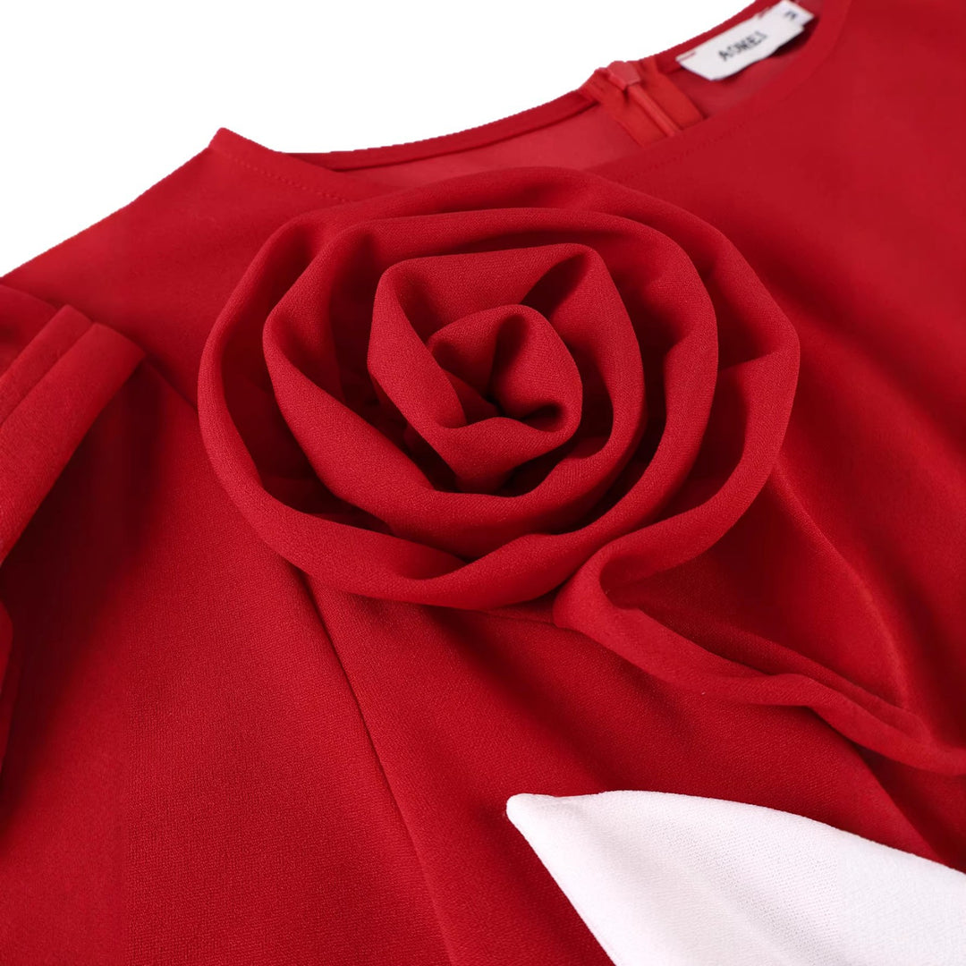 Damen Figurschmeichelndes Abendkleid R&B