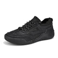 Herren Sportliche Leder Sneakers mit atmungsaktiver Sohle R&B