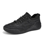 Herren Sportliche Leder Sneakers mit atmungsaktiver Sohle R&B