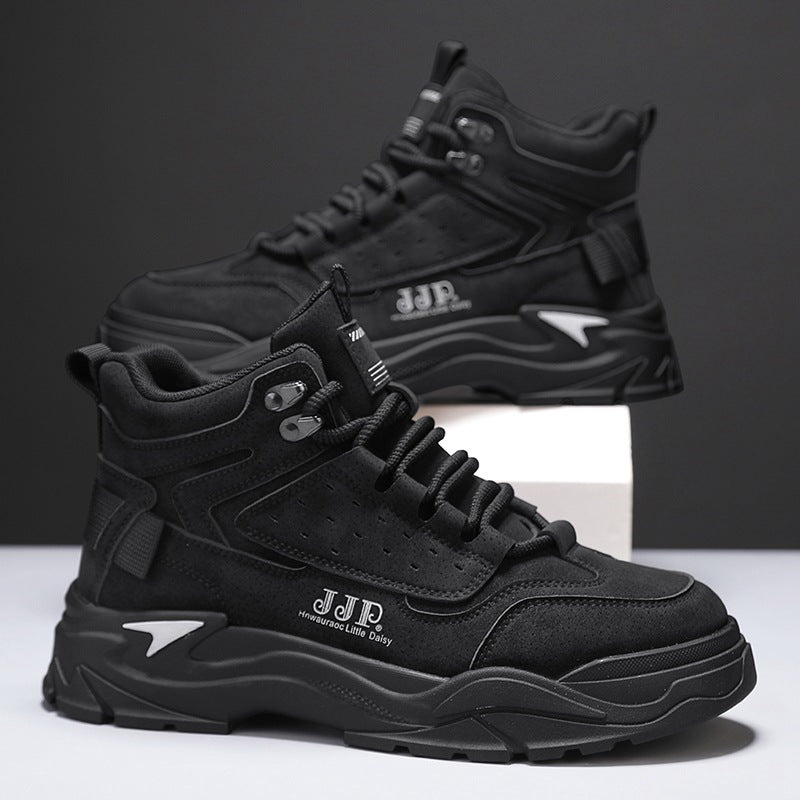 Damen Sportliche High-Top Sneakers mit dämpfender Sohle R&B