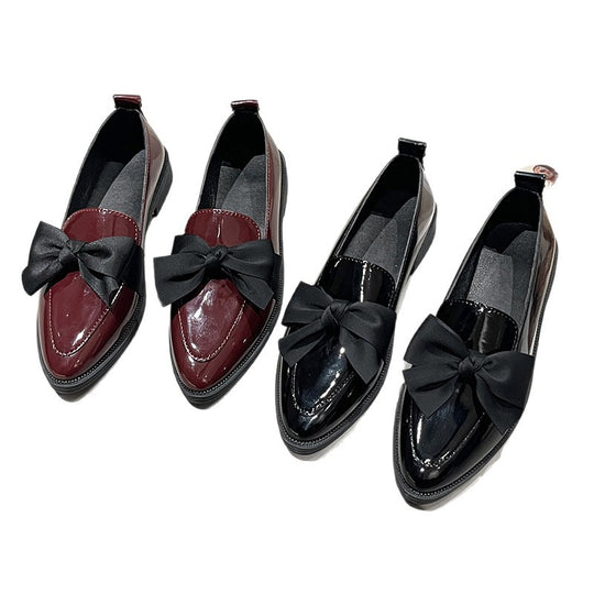 Damen elegante Slipper mit dekorativem Schleifen-Detail R&B