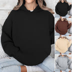 Damen Oversized Kapuzenpullover aus hochwertiger Baumwolle R&B
