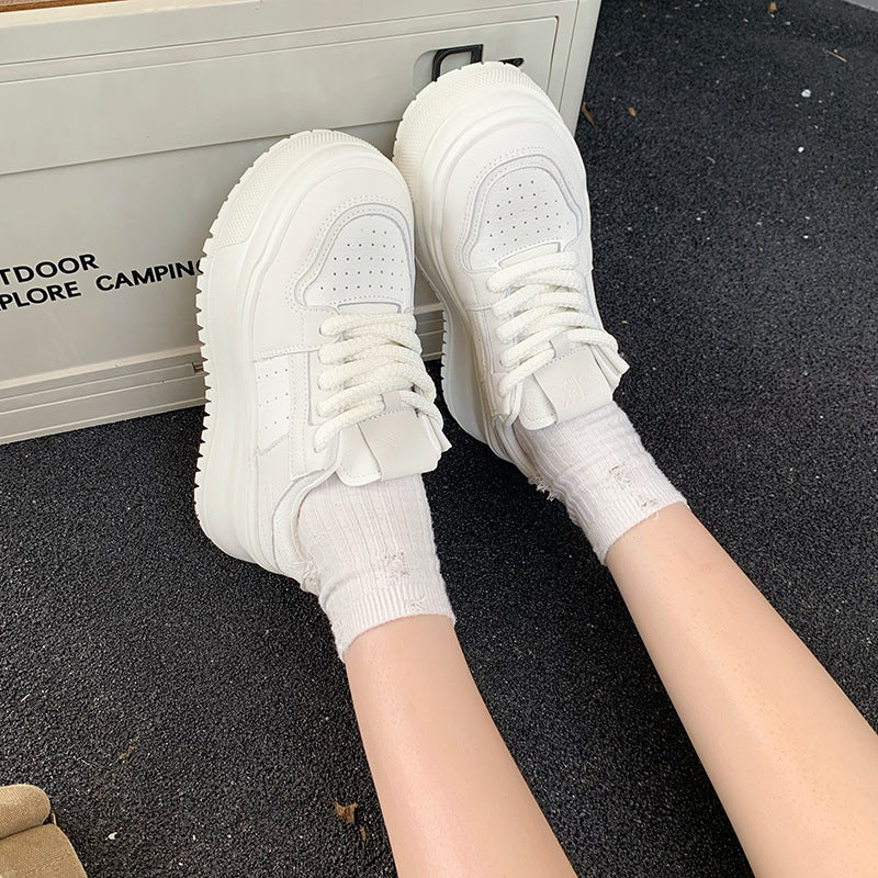 Damen Plateau-Sneaker mit atmungsaktivem Obermaterial und rutschfester Sohle R&B
