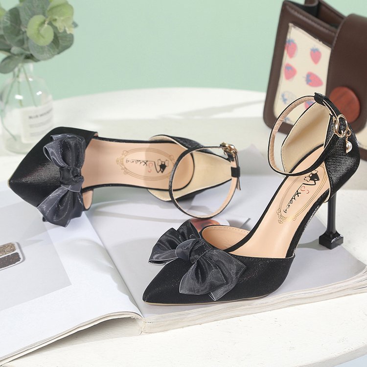 Damen elegante Slingback-Pumps mit modischem Schleifenakzent R&B