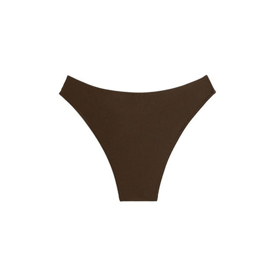 Damen Hochgeschnittenes Bikini-Unterteil mit Ring-Detail R&B