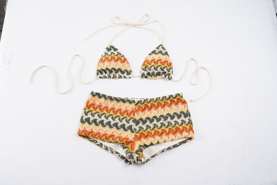Damen Bikiniset mit angesagtem Wellenmuster und raffinierter Passform R&B