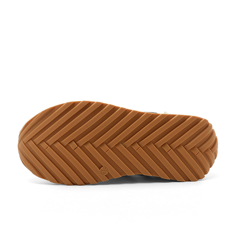 Damen sportliche Sneakers mit atmungsaktivem Obermaterial und dämpfender Sohle R&B