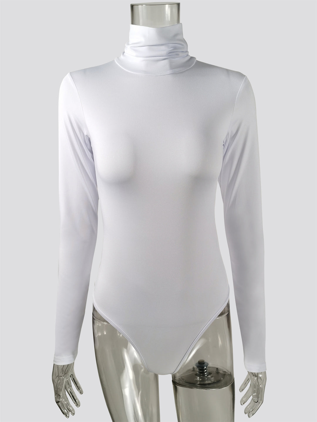 Damen Langärmliger Rollkragenbody R&B