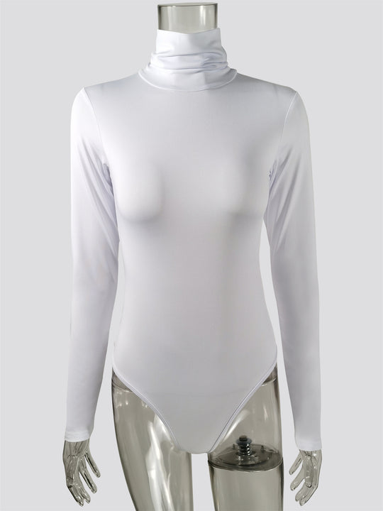 Damen Langärmliger Rollkragenbody R&B