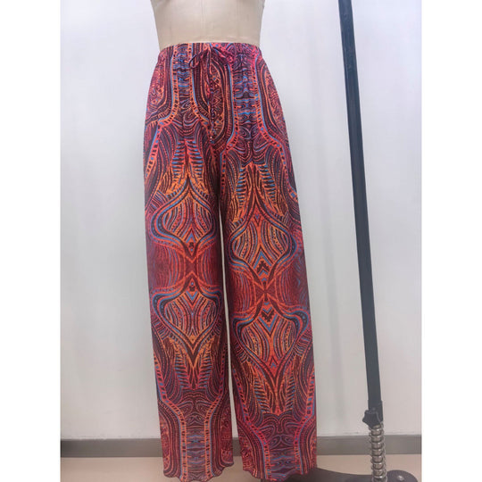 Damen Strandhose mit modischem Zebra-Muster R&B