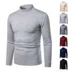 Herren warme Rollkragenpullover aus feinem Strickmaterial R&B