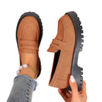 Damen Bequeme Mokassins mit rutschfester Sohle und stylishen Akzenten R&B