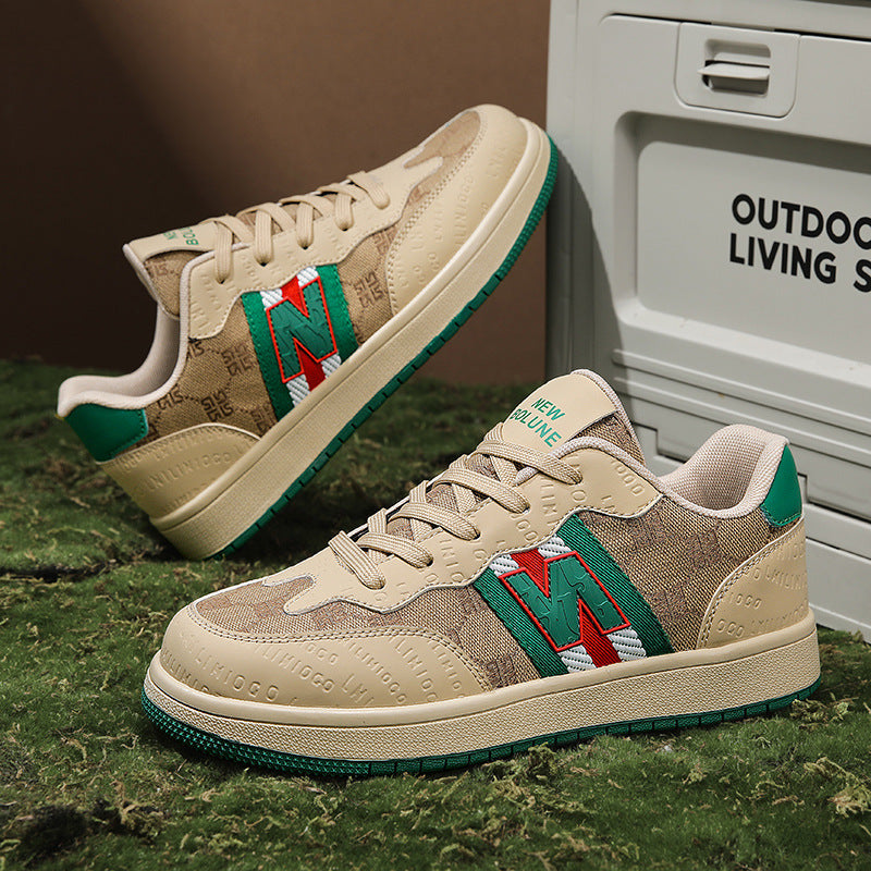 Damen modische Sneakers mit verstärktem Fersenbereich und atmungsaktiver Oberflächenstruktur R&B