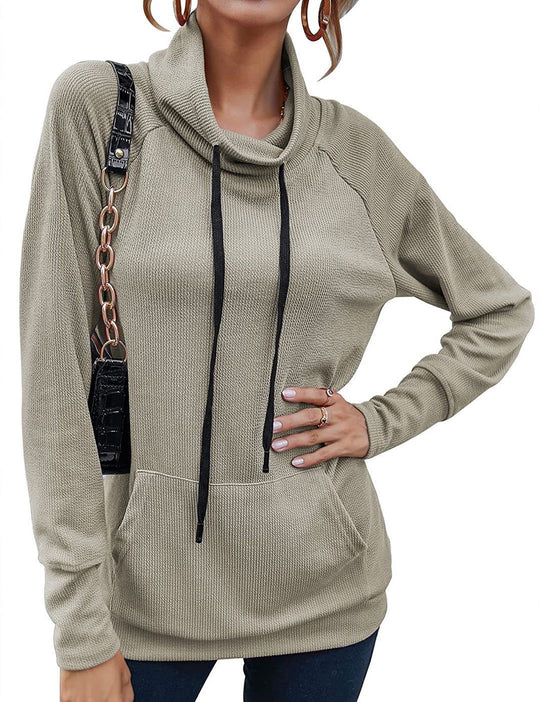 Damen modischer Kapuzensweater mit praktischen Taschen und ergonomischem Schnitt R&B