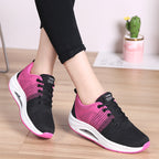 Damen Sportliche Dämpfungssneakers mit atmungsaktivem Obermaterial und rutschfester Sohle