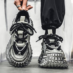 Damen Sportliche Sneakers mit innovativem Sohlenprofil und atmungsaktiver Mesh-Konstruktion