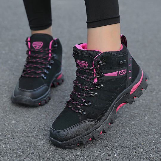 Damen Hochwertige und wasserdichte Wanderschuhe mit rutschfester Sohle und atmungsaktivem Obermaterial R&B