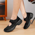 Damen Atmungsaktive Freizeitschuhe mit verstellbarem Riemen R&B