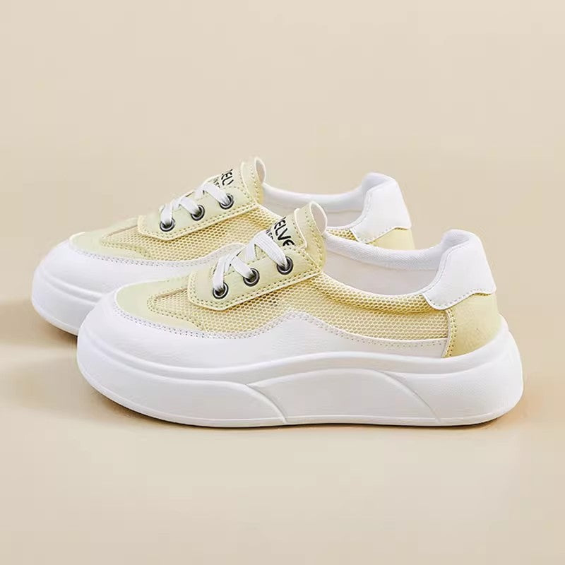 Damen Modische Chunky Sneaker mit atmungsaktivem Obermaterial und komfortabler Sohle