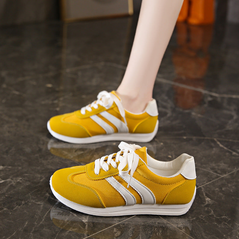 Damen Sportliche Freizeit-Sneaker mit atmungsaktiver Oberflächenstruktur und rutschfester Sohle R&B