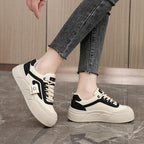 Damen Plateau Sneakers mit ergonomischer Dämpfung und rutschfester Sohle R&B