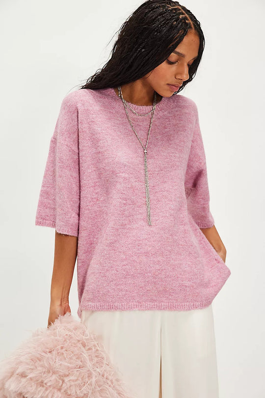 Damen Stylish halbtransparentes Sweatshirt mit Spitze und lässigem Schnitt R&B