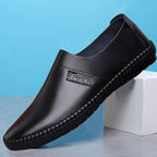 Damen Bequeme Slip-On Freizeitschuhe aus hochwertigem Leder R&B