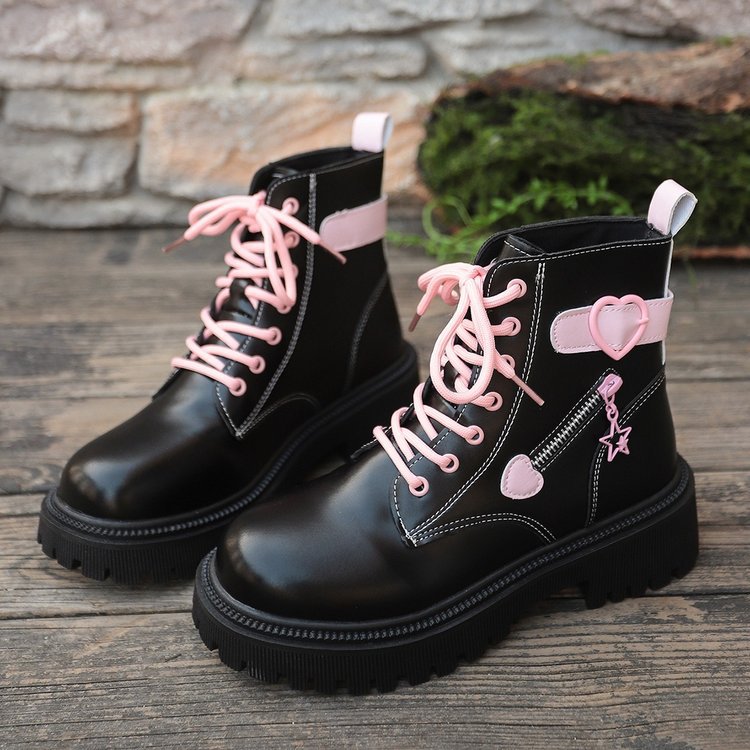 Damen Modische Stiefel mit Herz- und Stern-Details R&B