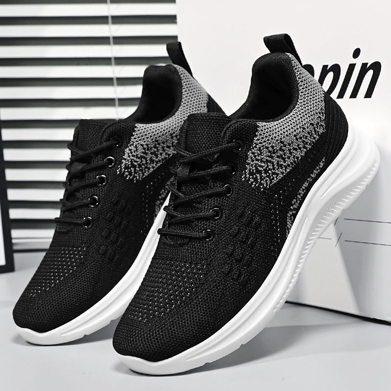 Damen Sportliche Sneakers mit atmungsaktivem Mesh-Obermaterial und dämpfender Sohle R&B