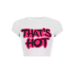Damen T-Shirt mit funkelndem Discokugel-Motiv und zeitgemäßem Schleifendetail R&B