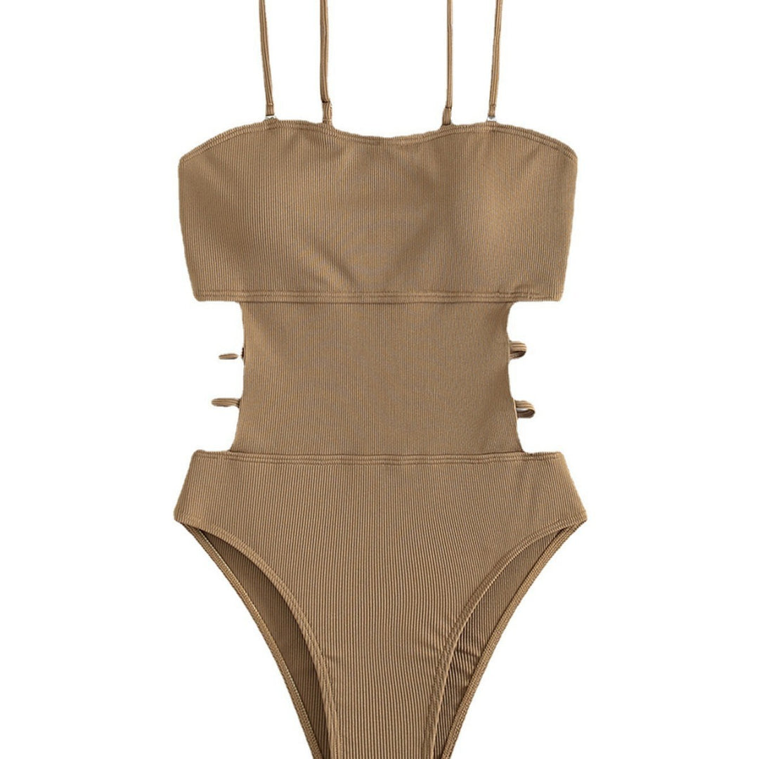 Damen Einteiliger Badeanzug mit modischem Schnitt und eleganter Taillierung R&B