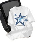 Damen T-Shirt mit trendigem Sternmotiv und lässiger Passform R&B
