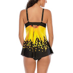 Damen Badekleid mit modernem Farbverlauf R&B