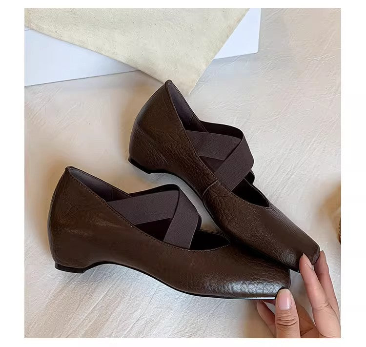 Damen Ballerinas mit elegantem Riemchen und komfortablem Fußbett R&B