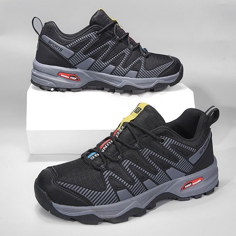 Damen Sportliche Trailrunning-Schuhe mit atmungsaktiver Oberflächenstruktur und rutschfester Sohle R&B