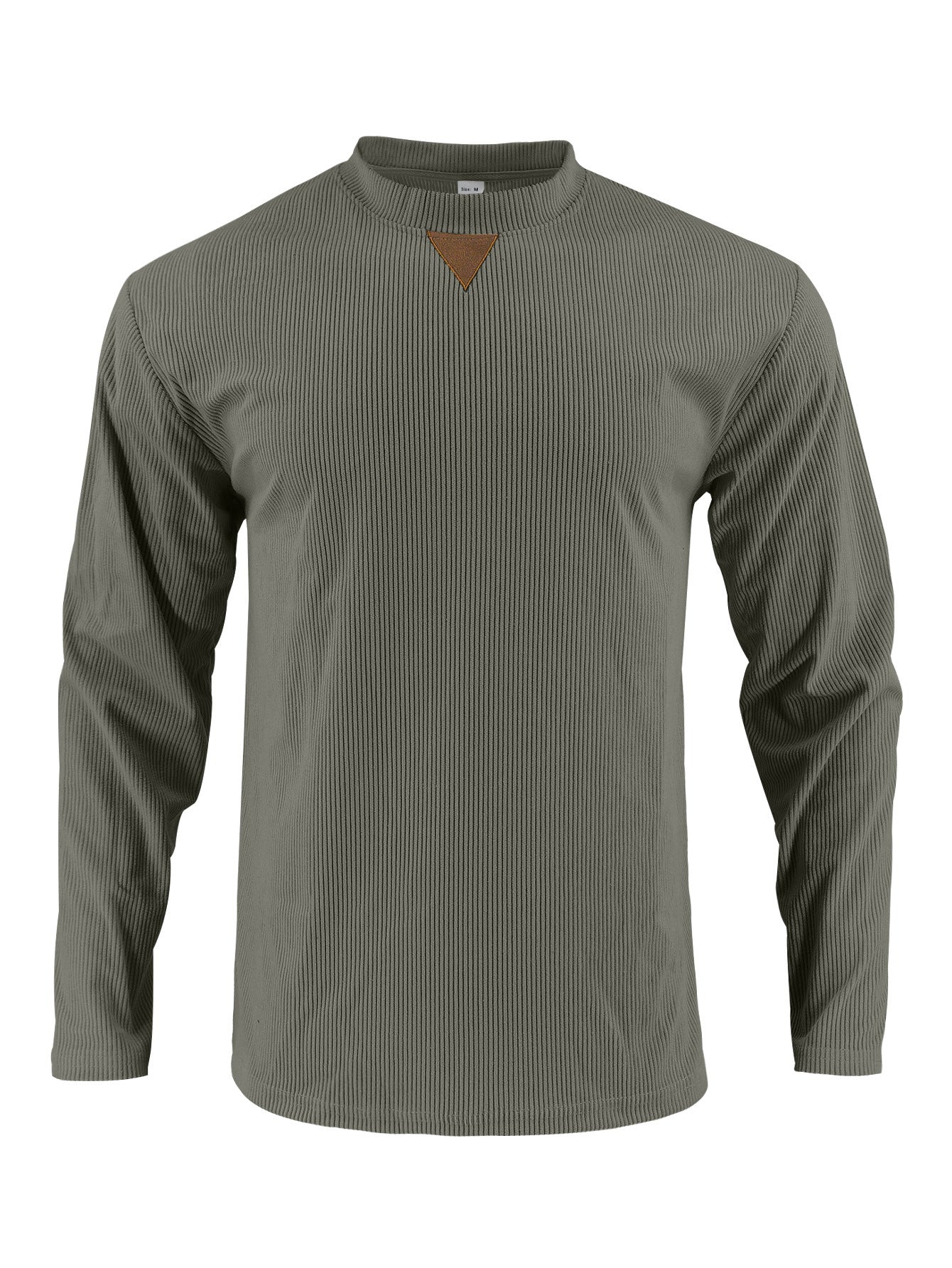 Herren Langarmshirt mit strukturiertem Rippdesign R&B