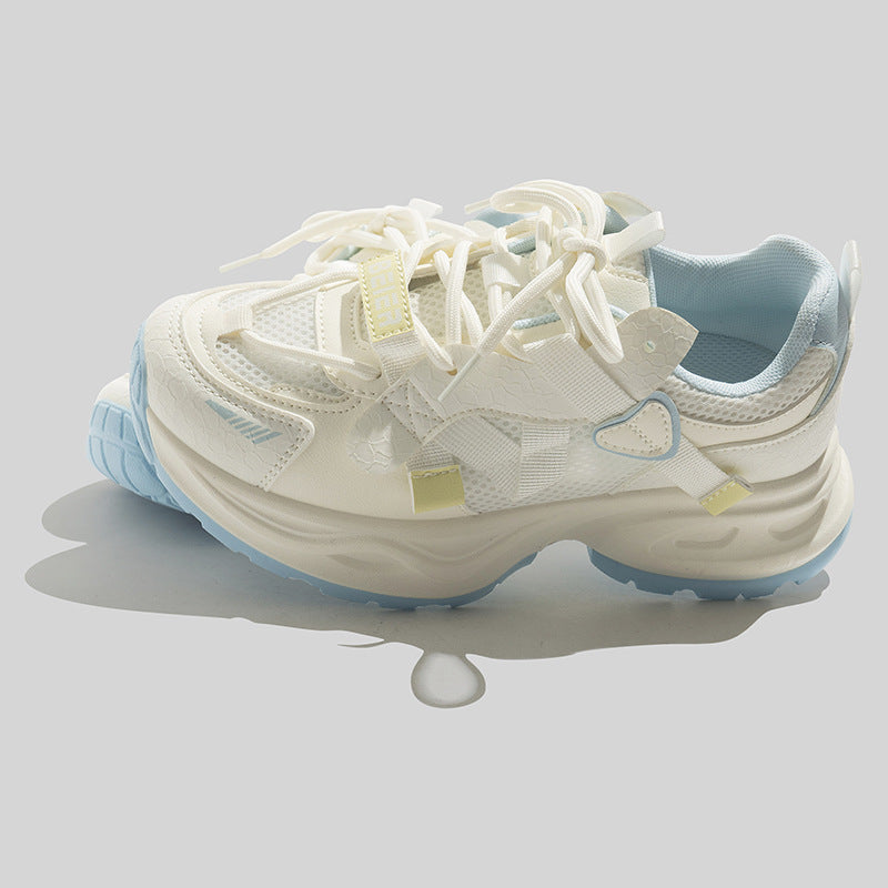 Damen Sportliche Sneakers mit innovativem Design und atmungsaktiven Einsätzen R&B