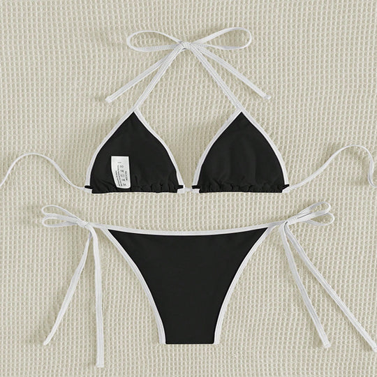 Damen Triangel-Bikini mit verstellbaren Bändern R&B