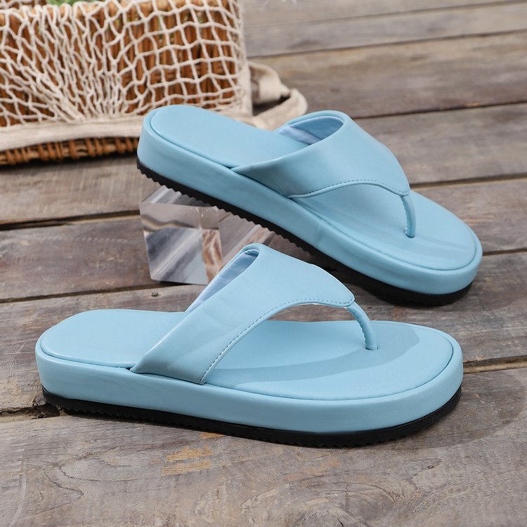 Damen komfortable Zehentrenner Sandalen R&B