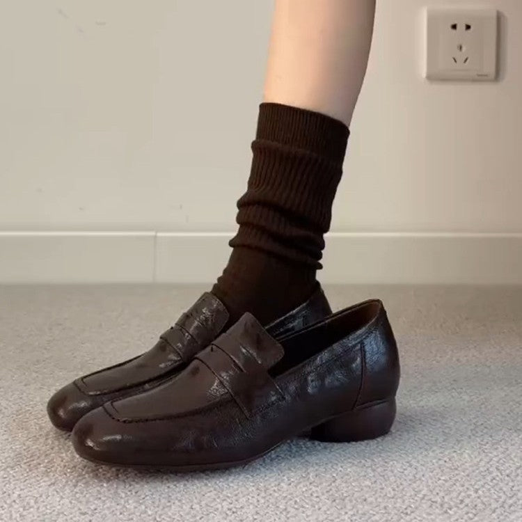 Damen Mokassins mit elegantem Riemen und bequemer Sohle R&B