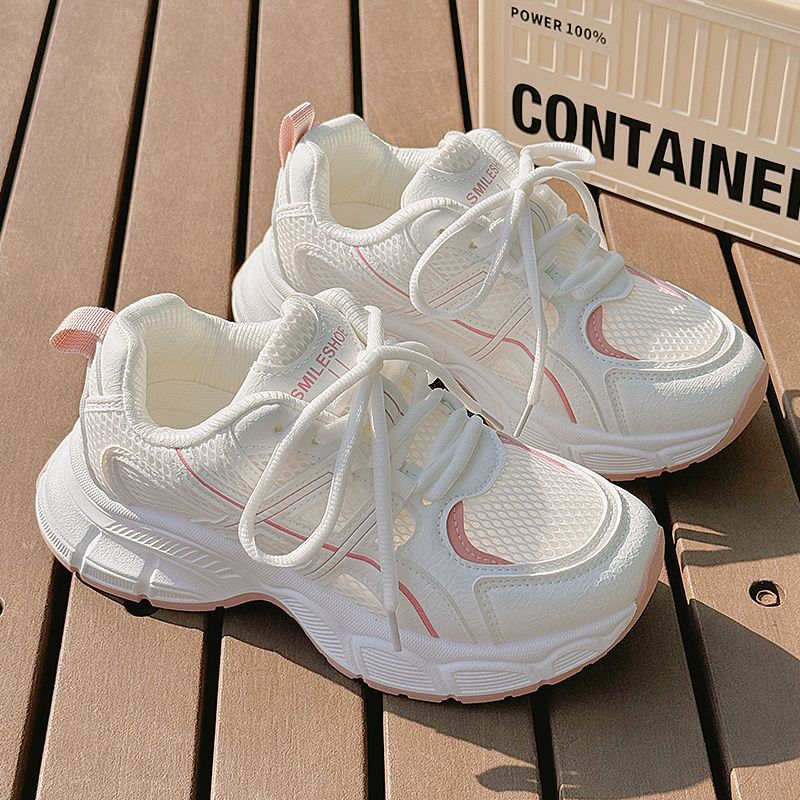 Damen Sportliche Mesh-Sneaker mit hochdämpfender Laufsohle und atmungsaktiver Obermaterialstruktur R&B