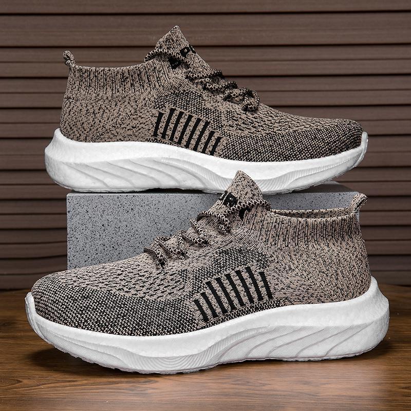 Damen Sportliche Sneakers mit atmungsaktivem Strickmaterial R&B