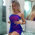 Damen Sommerliches Mini-Kleid mit raffinierten Rüschendetails und Spaghettiträgern R&B